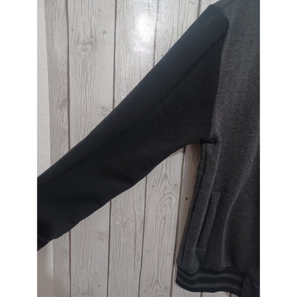 Official NFL Bomber Jacket Shield Logo Medium Gray NFL Team Apparel New $130MSRP - Picture 6 of 9